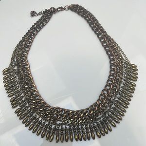 (2/$20) Bronze vintage necklace